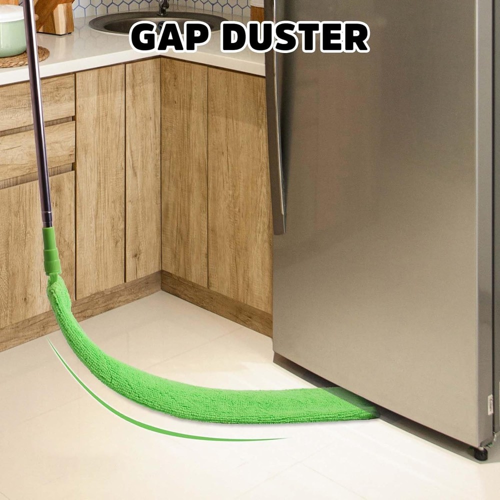 Cobweb Duster with Extension Pole, Ceiling Fan Duster with Long Handle, Spide...