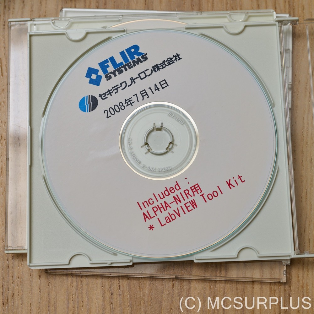 Flir Indigo Systems Alpha NIR InGaAs camera, card cords, LabView program SDK etc