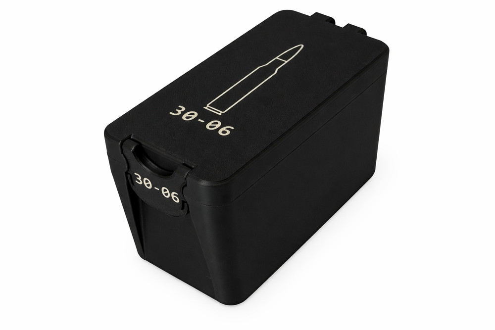 30-06 Springfield Ammo Box – 50 Rounds - Snap Close Storage Box | Fully
