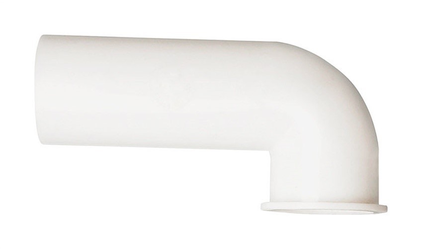 Keeney PP855-78 White Garbage Disposal Elbow 1-1/2 Dia. x 4-3/4 L in.