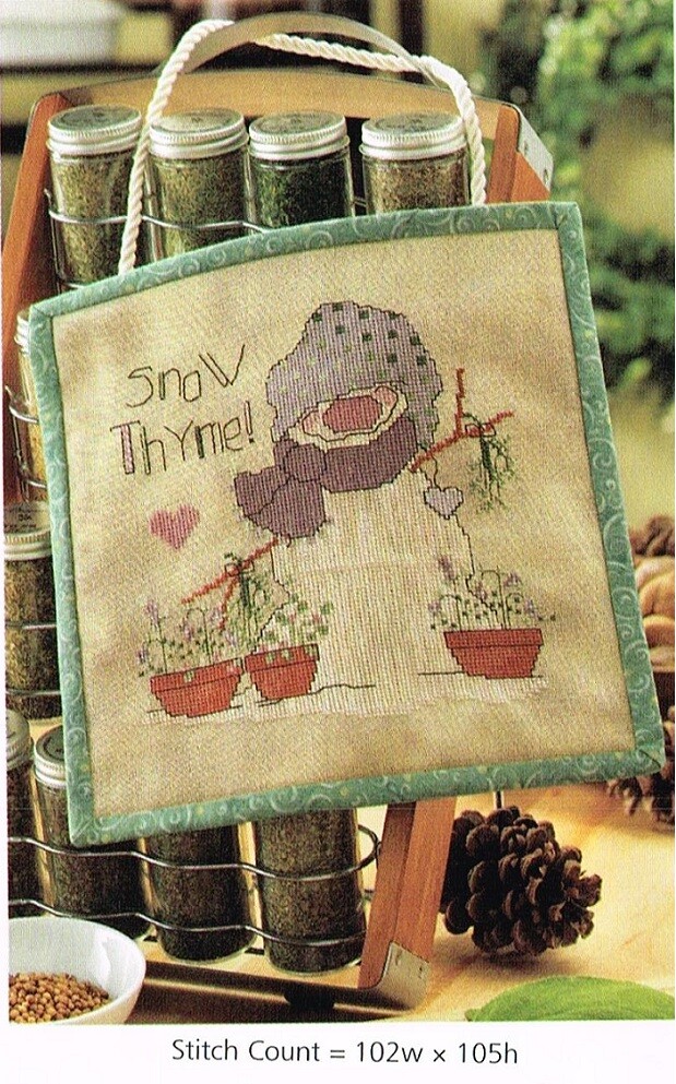 SNOW  THYME  CROSS STITCH PATTERN  ONLY  -   #995