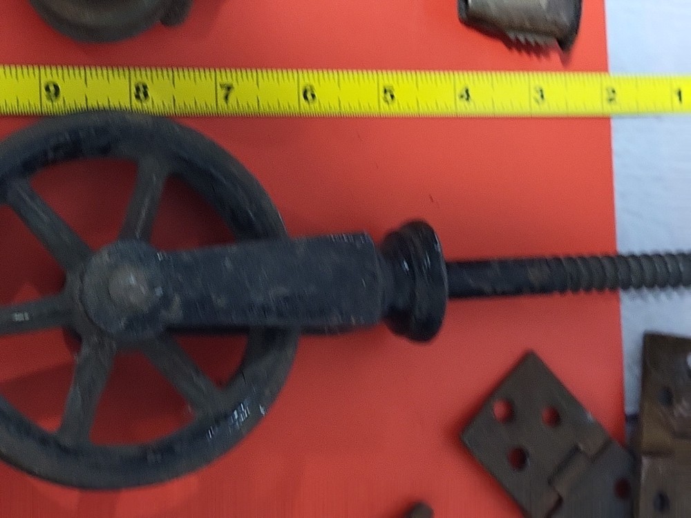 Vintage Pulleys Rusty Rustic Hinges Decor Decorative Primitive Pulley