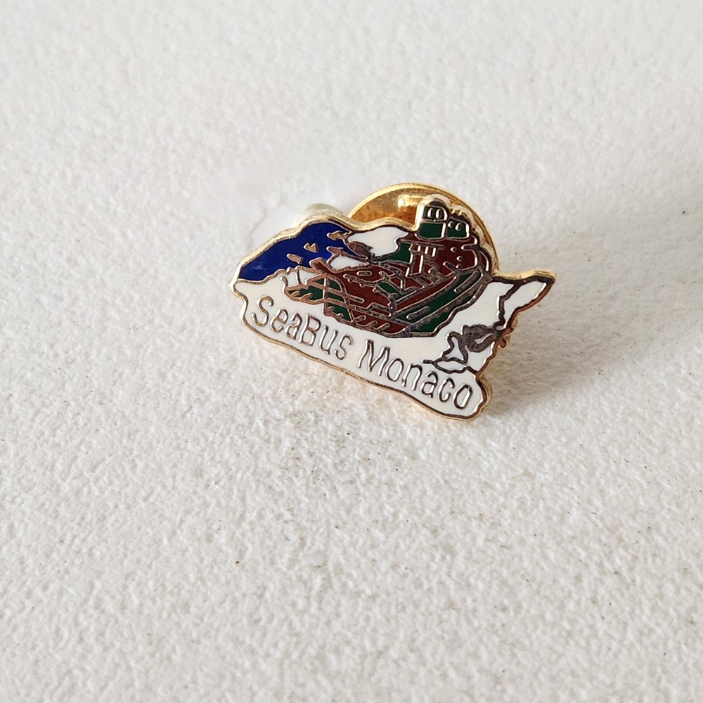 VINTAGE SEABUS MONACO LAPEL PIN ~