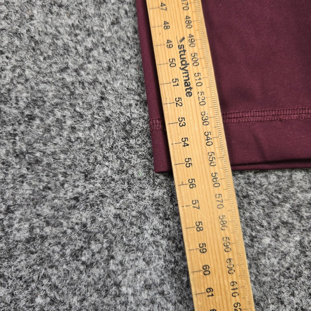 Lululemon Leggings Womens MEDIUM Red Pace Rival Crop Compression gym Size M
