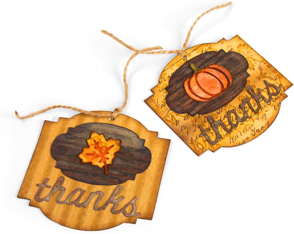 Sizzix Thinlits Labels 17pc set #660060 Retail $22.99 by Tim Holtz