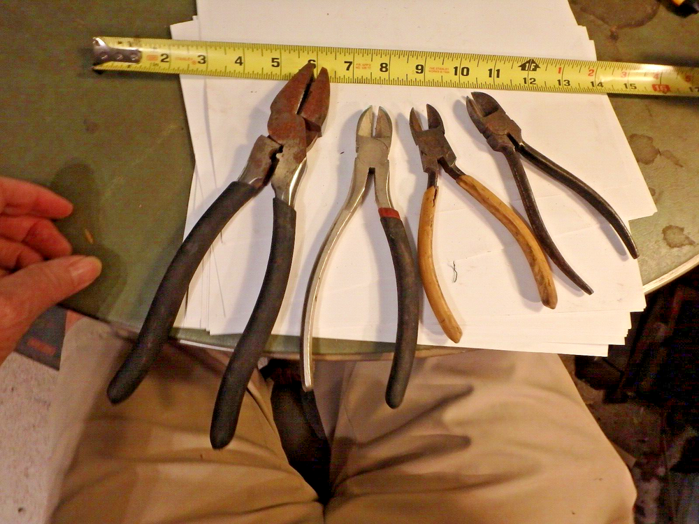 9C-4 side cutter plier tools.