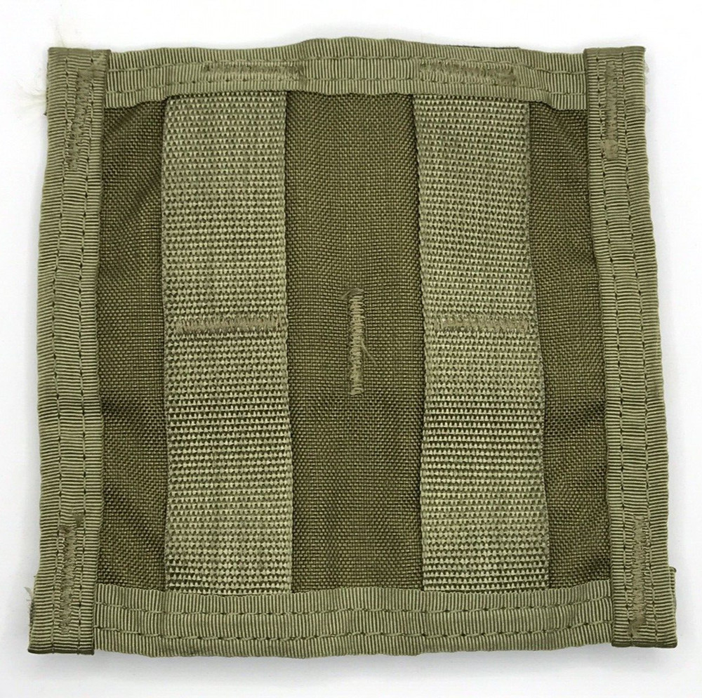 Horizontal Pouch Adapter USGI MOLLE Khaki NOS