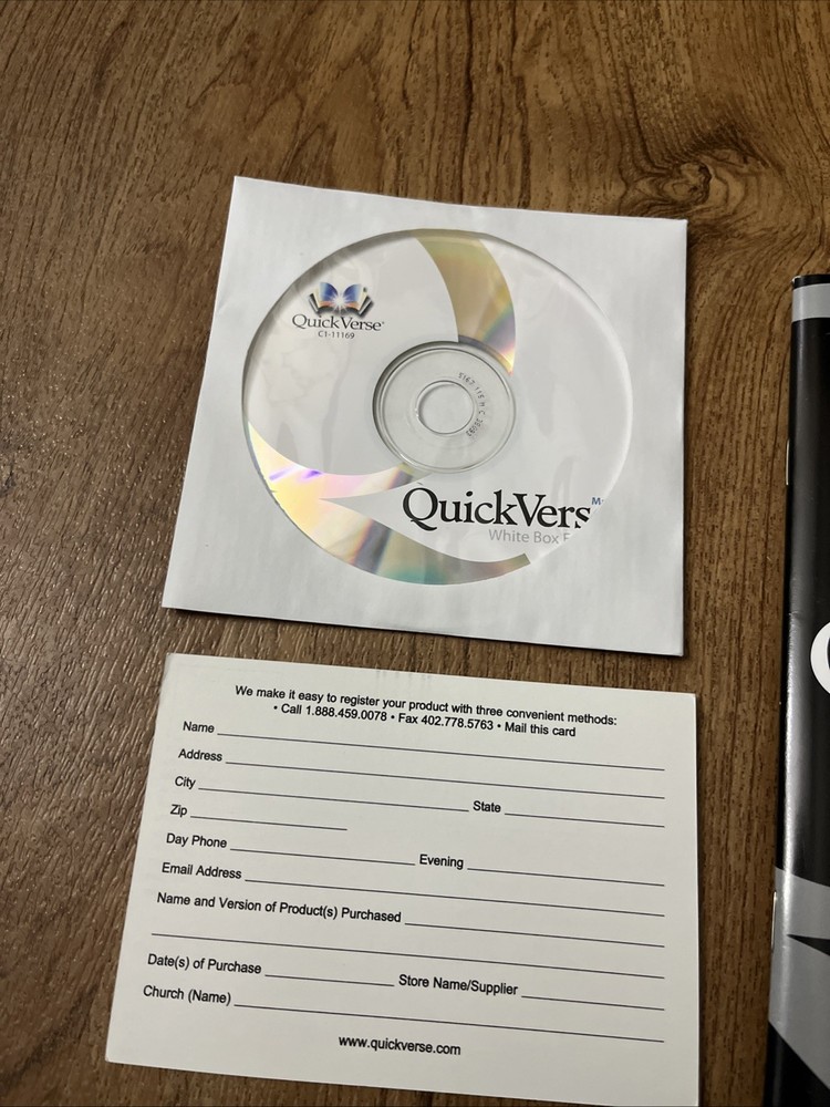 QuickVerse White Box Edition Bible Software for Mac