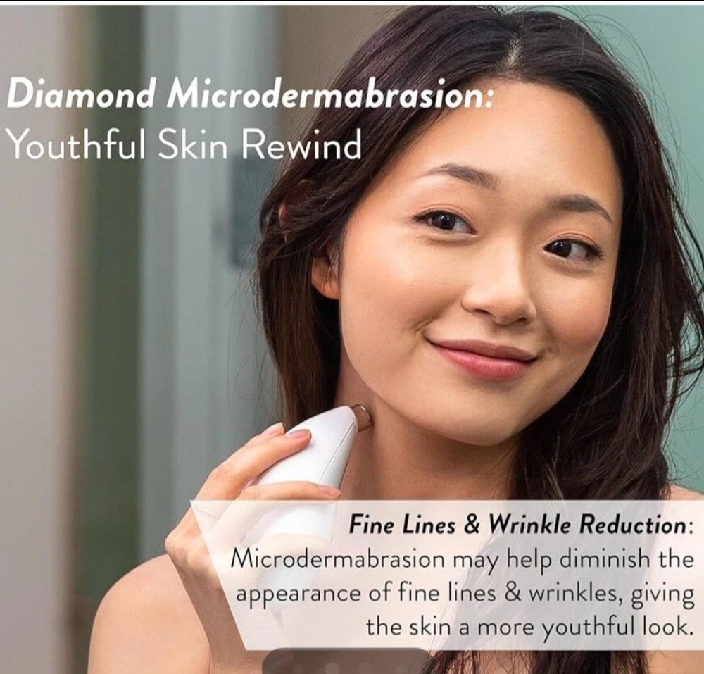 Microderm GLO Diamond Microdermabrasion Machine and Suction Tool