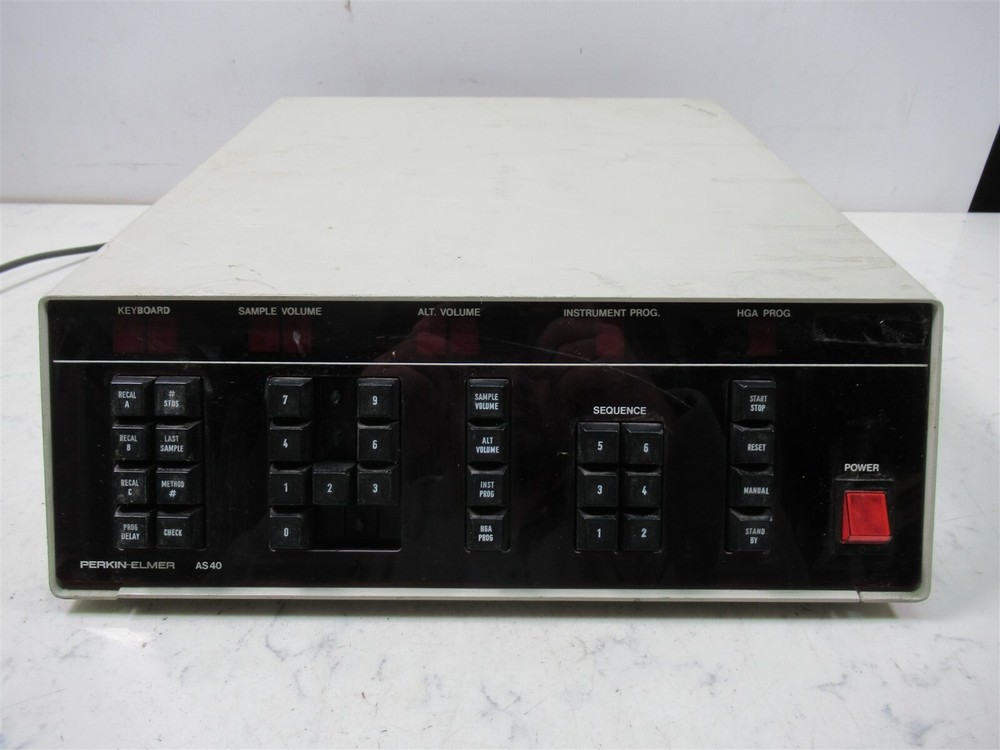 Perkin Elmer AS40 Autosampler Control Unit Vintage German Lab Device