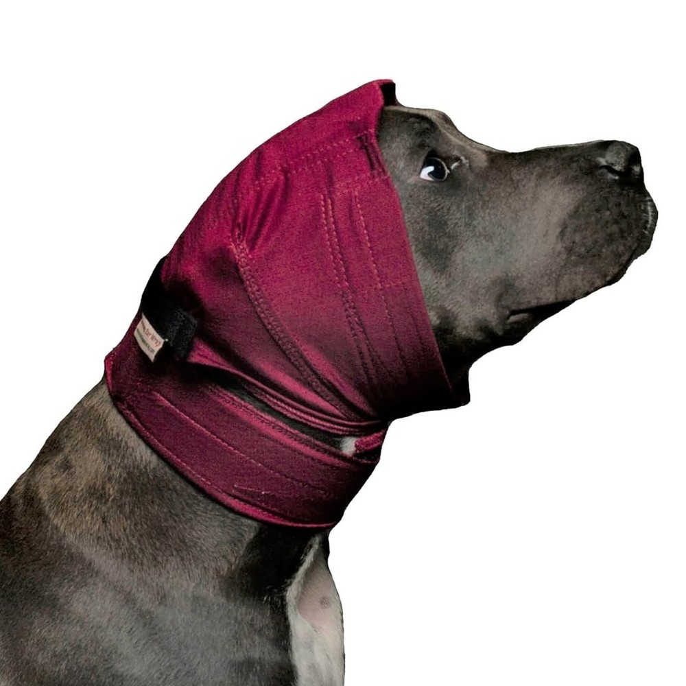 No Flap Ear Wrap (Red Pinpoint Mesh, Medium) Red