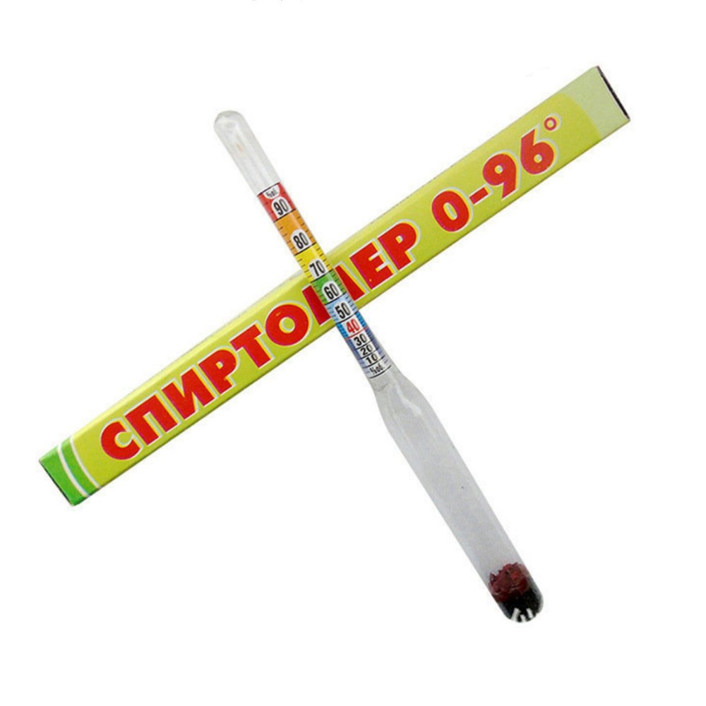 Alcohol Meter 0-96% Specific Gravity Hydrometer for Beer Wine Making Kit Set