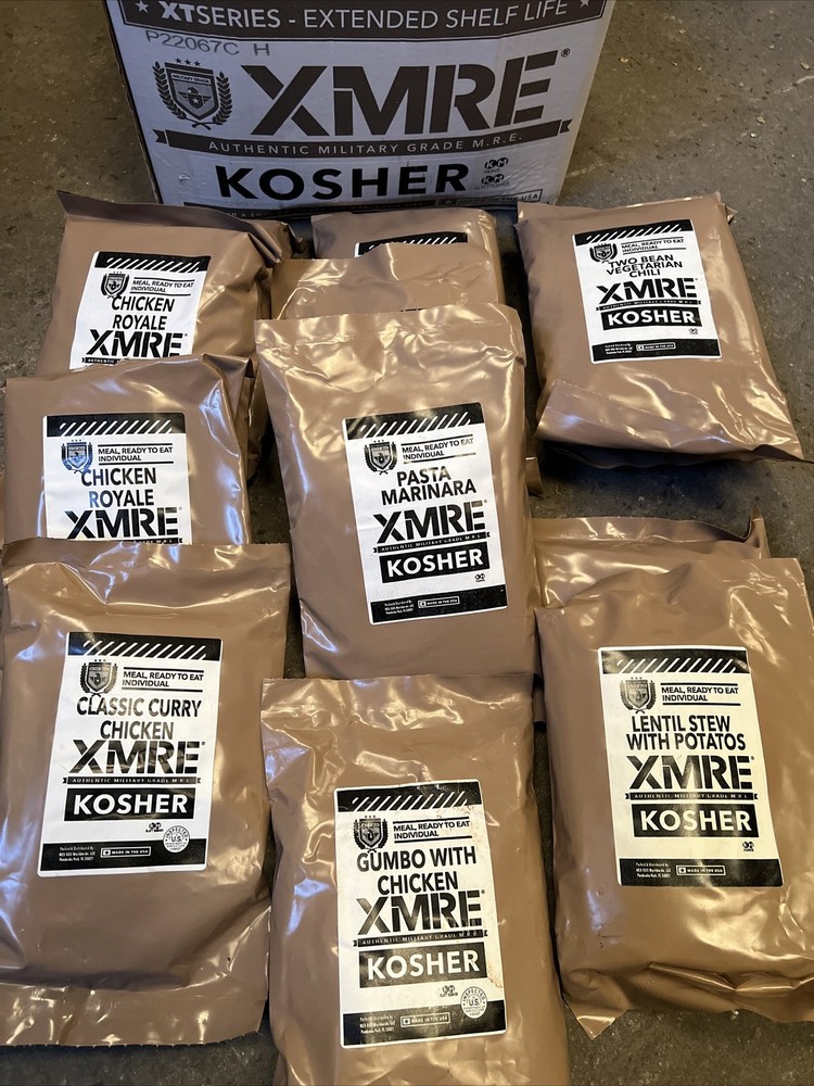XMRE Authentic Military Grade M.R.E. (12 Packs)