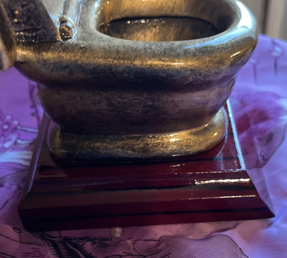 Vintage Toilet Seat Bookends