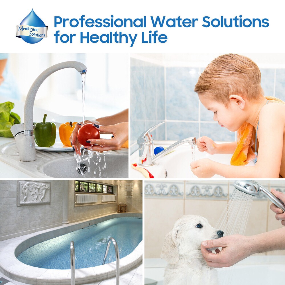 1-12Pack 10"x2.5" GAC Granular Activated Carbon Water Filter Whole House Replace