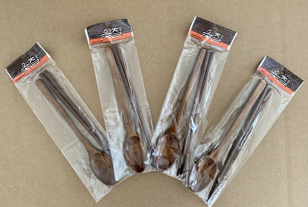 Wooden Spoon Set 4pair