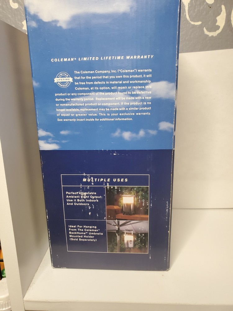 New Coleman Battery Patio Light Model 5331-70