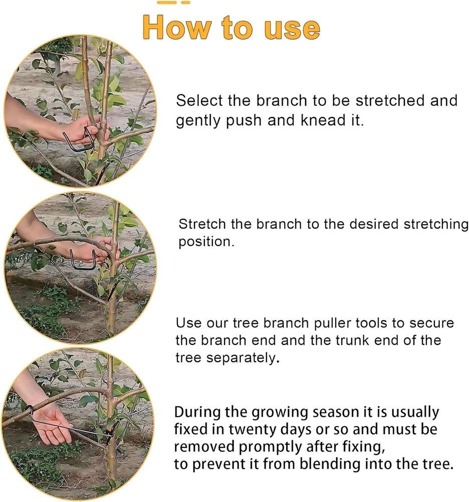 20pcs Fruit Tree Limb Spreader 7in Branch Puller Garden Training Tool