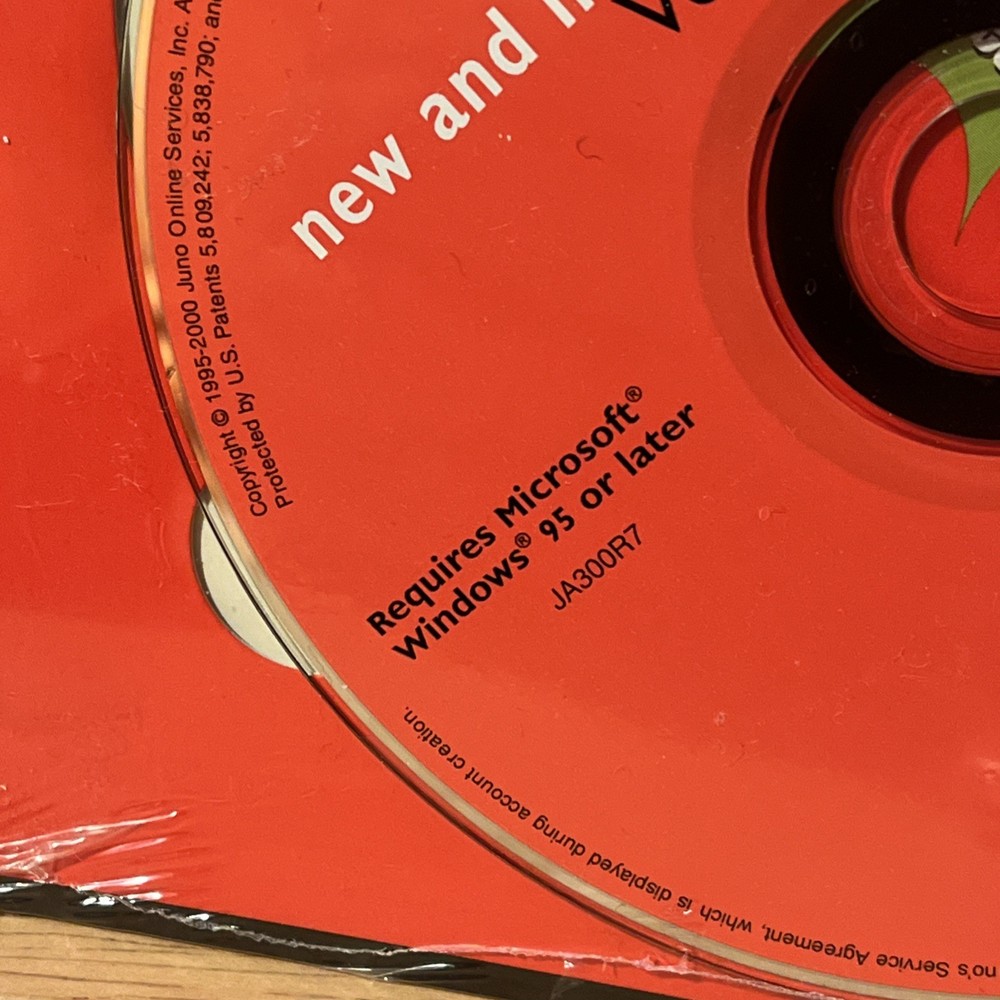 Juno Version 4.0 New And Improved PC Software Windows 95 Or Later NOS