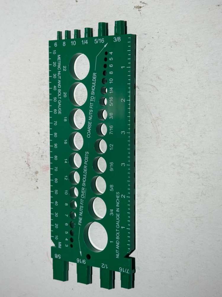 Precision Industries Thread Size Template