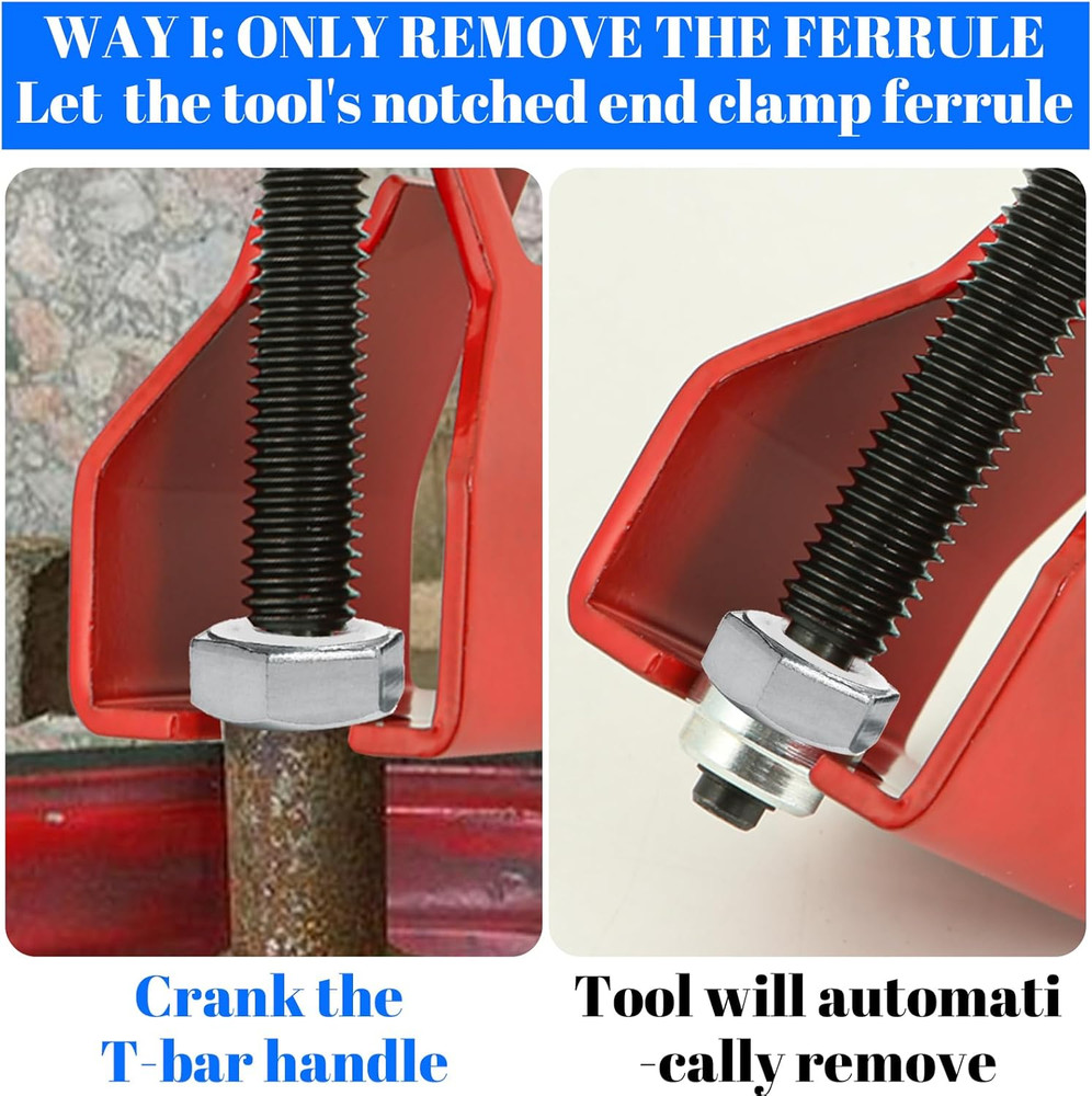 Compression Sleeve Puller Tool Remove Ferrule & Nut OF Pipe,Ferrule Puller For 1