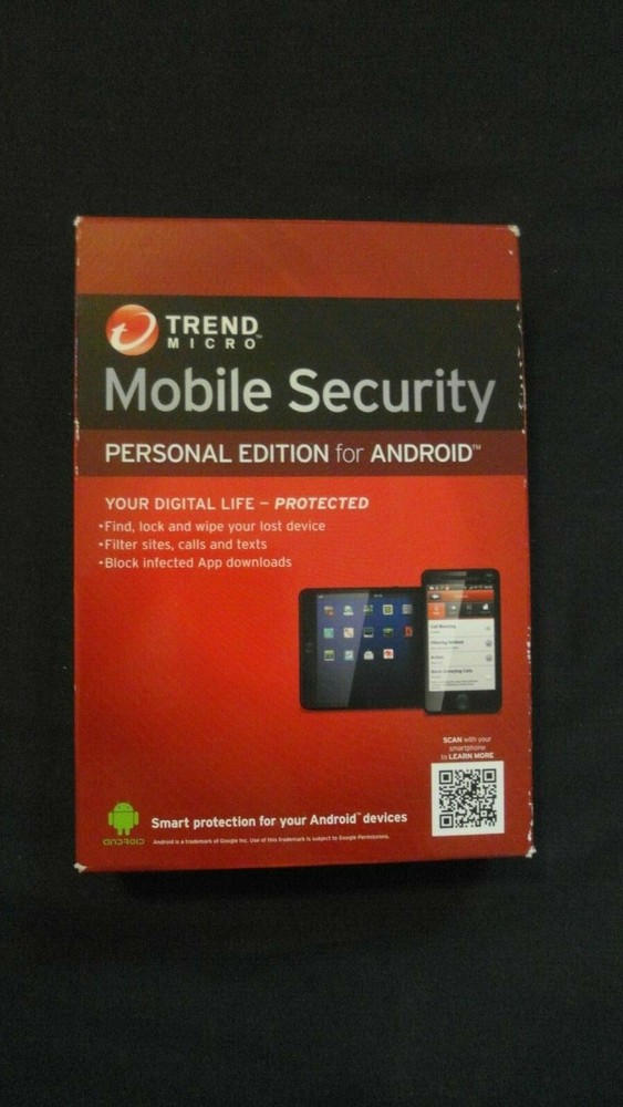 Genuine Trend Micro Mobile Security Personal Edition For Android