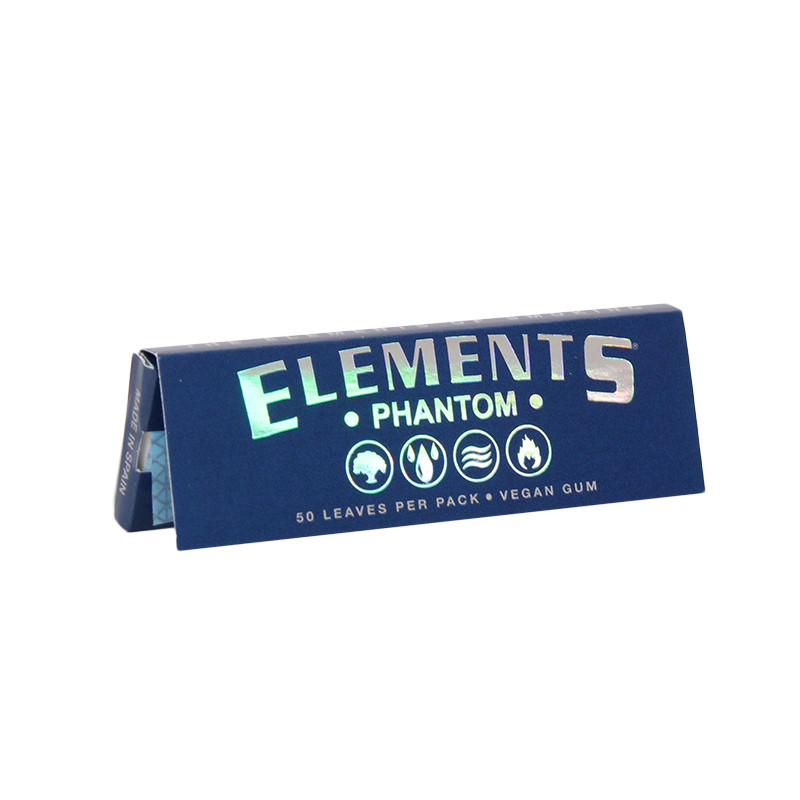 🔥Elements 1 1/4 Phantom Rolling Papers Phenomenally Thin | Full Box