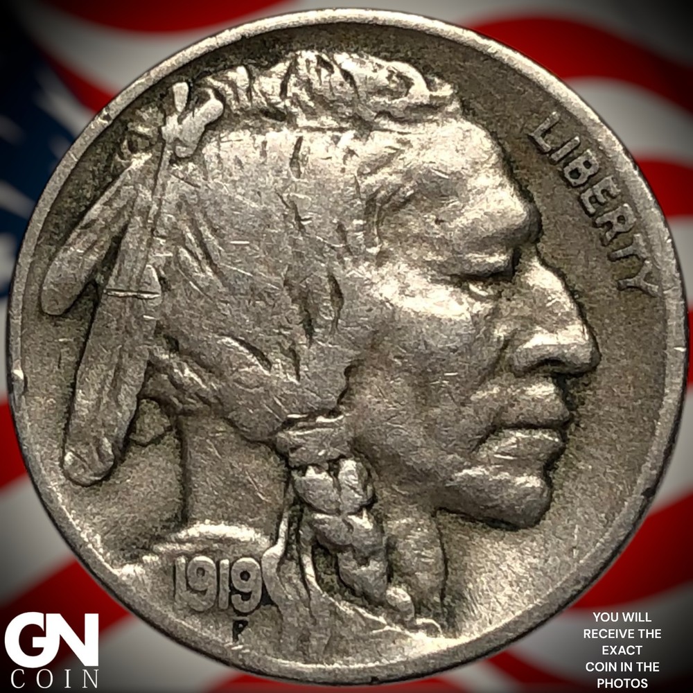 1919 S Buffalo Nickel Y9639