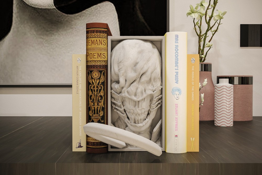 Chatterer Book Nook & Wall Mount - Hellraiser Horror Decor