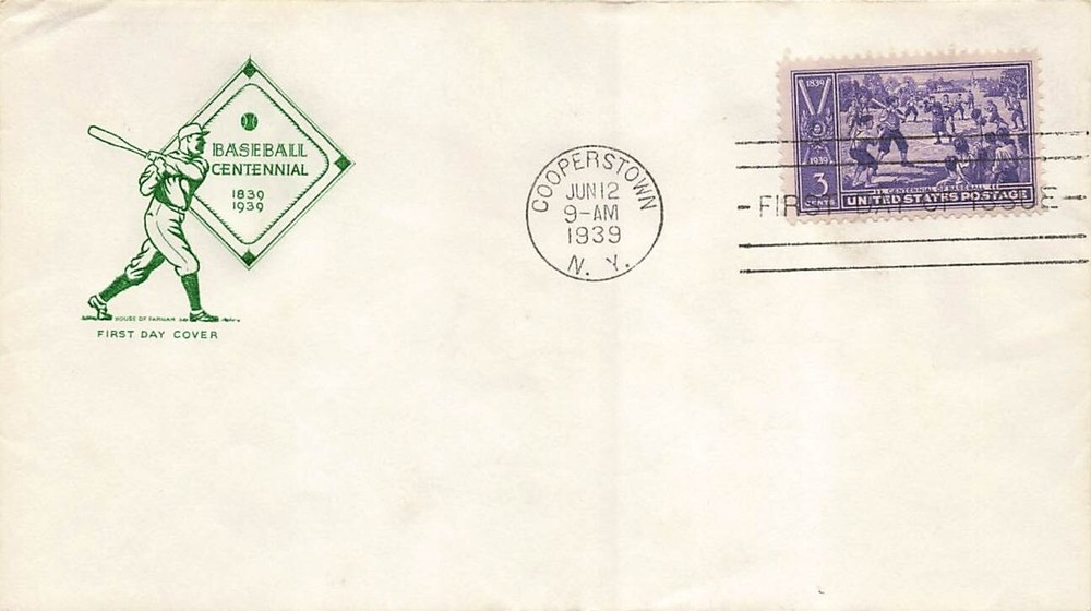 855 3c BASEBALL CENTENNIAL - Farnam 35b