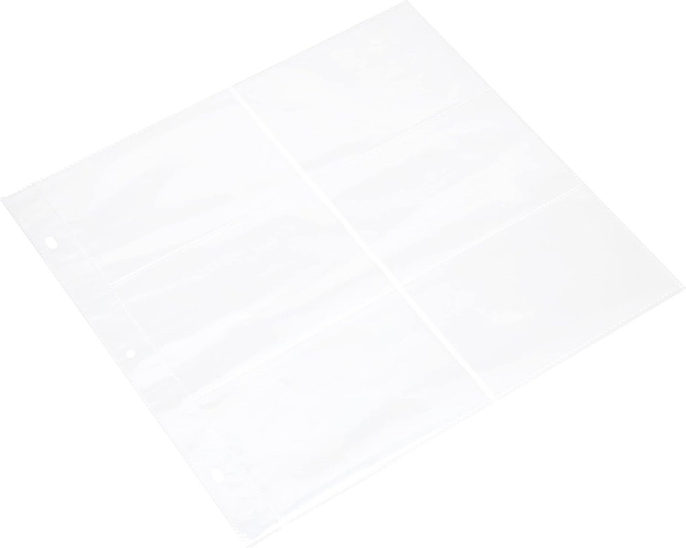 Side-Loading Page Protectors 12"x12" 10/Pkg-6 6"X4" Pockets