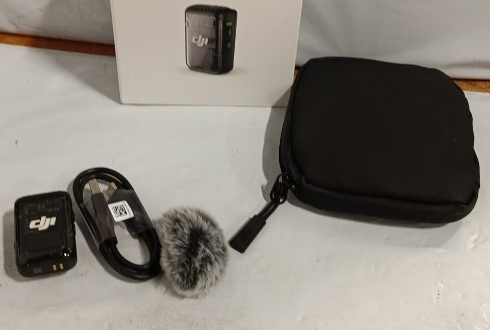DJI Mic 2 Transmitter (Shadow Black), Wireless Microphone with Intelligent Noise