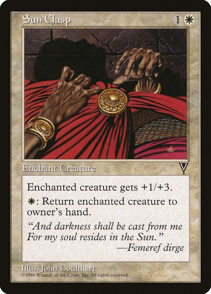 Sun Clasp Visions N/A MTG MP