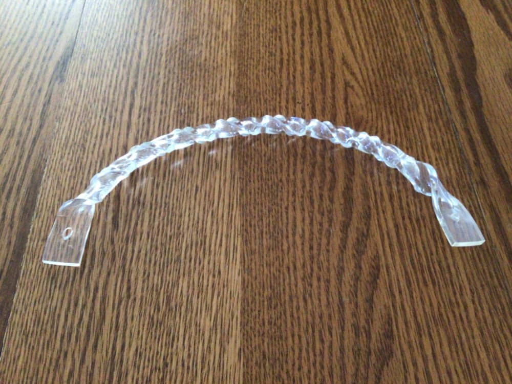 Vintage Plastic Acrylic Replacement Purse Handle-10 5/8