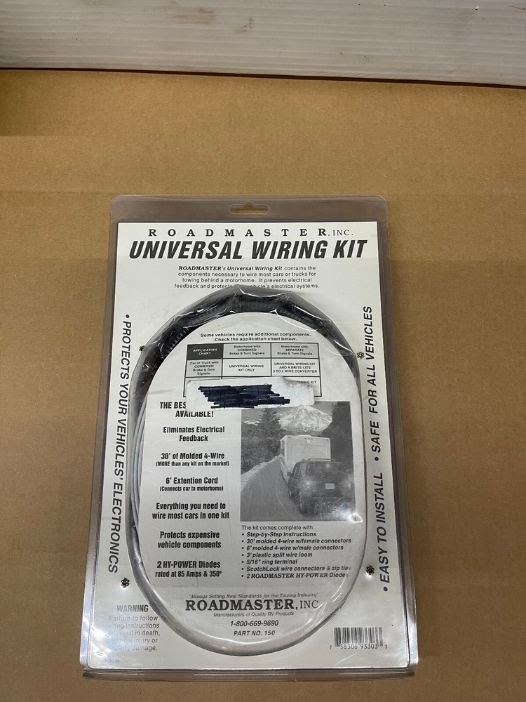 Roadmaster 150 Universal Hy-Power Diode Wiring Kit