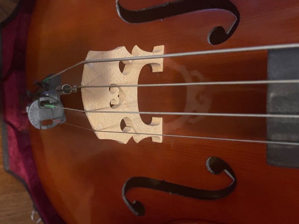 cello 4/4 with hard case and bow 