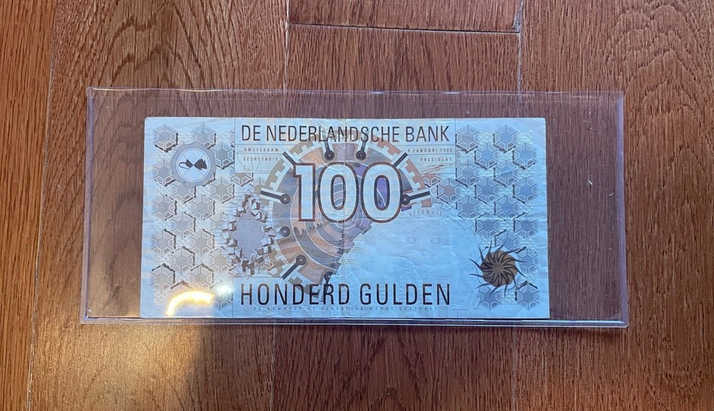 NETHERLAND 100 Gulden, 1992 Banknote VF