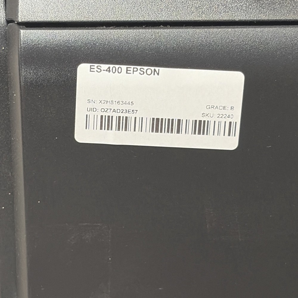 Epson Workforce ES-400 Color Duplex Document Scanner J381A