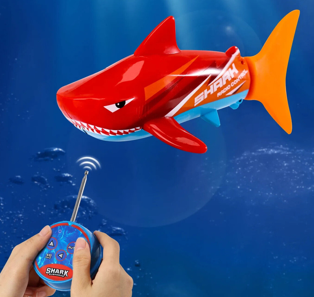 RC Micro SHARK Robo Fish MINI SHARK  -RED-
