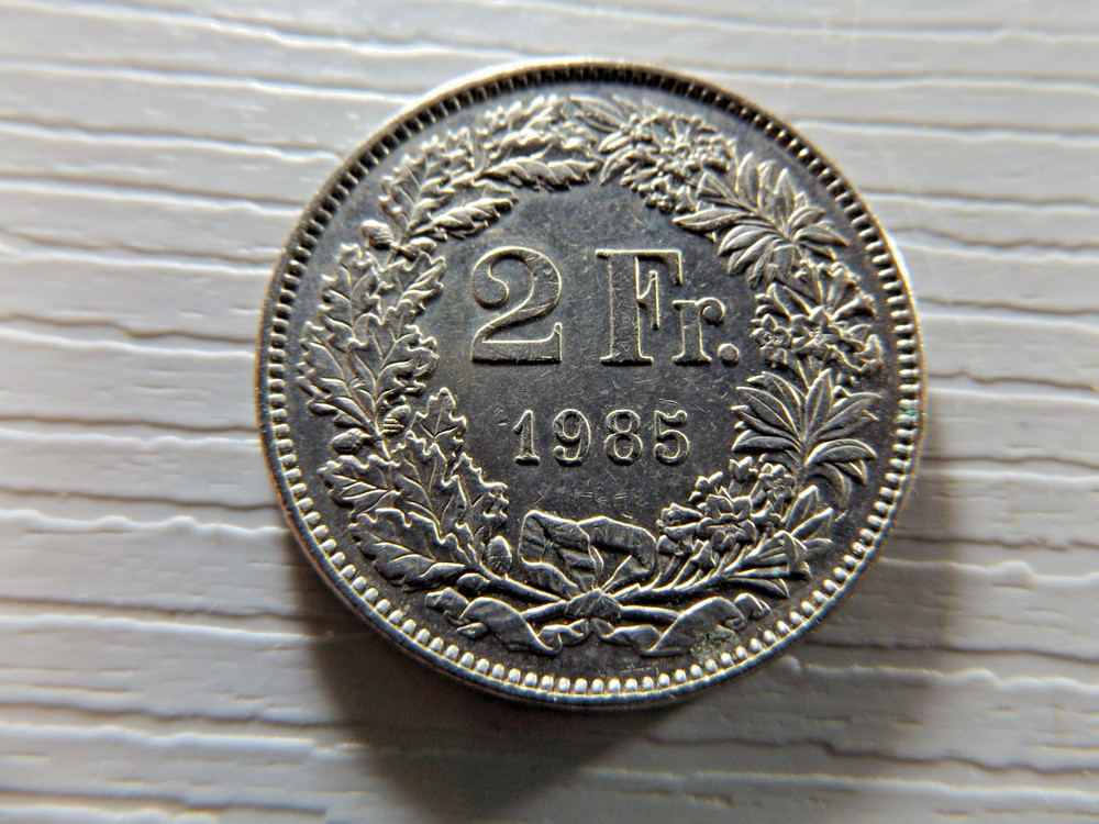 SWITZERLAND 1985 2 Francs