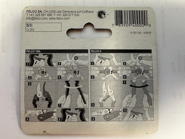 Felco Part # 5/3 Replacement Blade