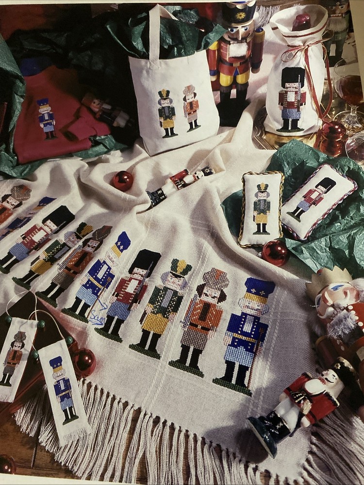 Christmas Nutcracker Noel 4 Assorted Cross Stitch Patterns