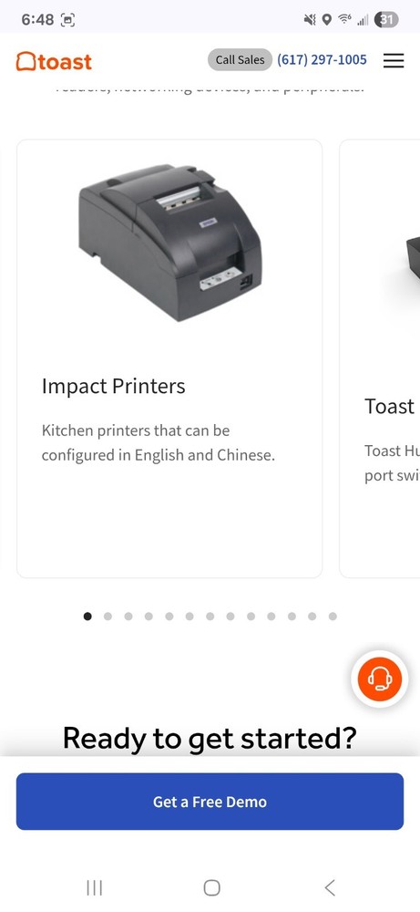 toast POS complete sales system