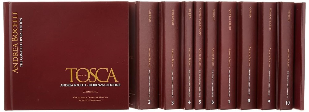 Andrea Bocelli The Complete Opera Edition 18CD Box Set Classical Collection