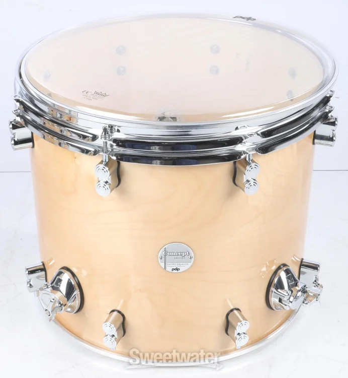 PDP Concept Maple 5=4-piece Shell Pack - Natural Lacquer