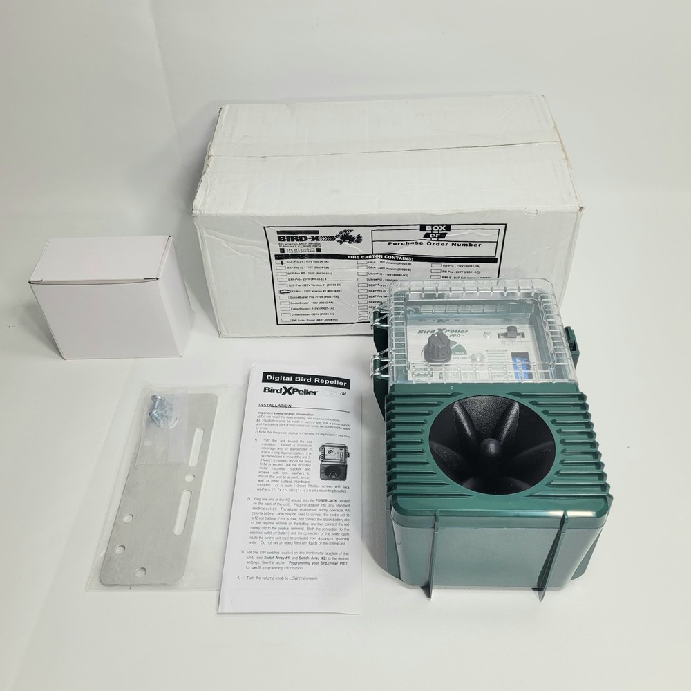 Bird-X BXP Pro2 220V Electronic Bird Repeller Ver2 220 Volt