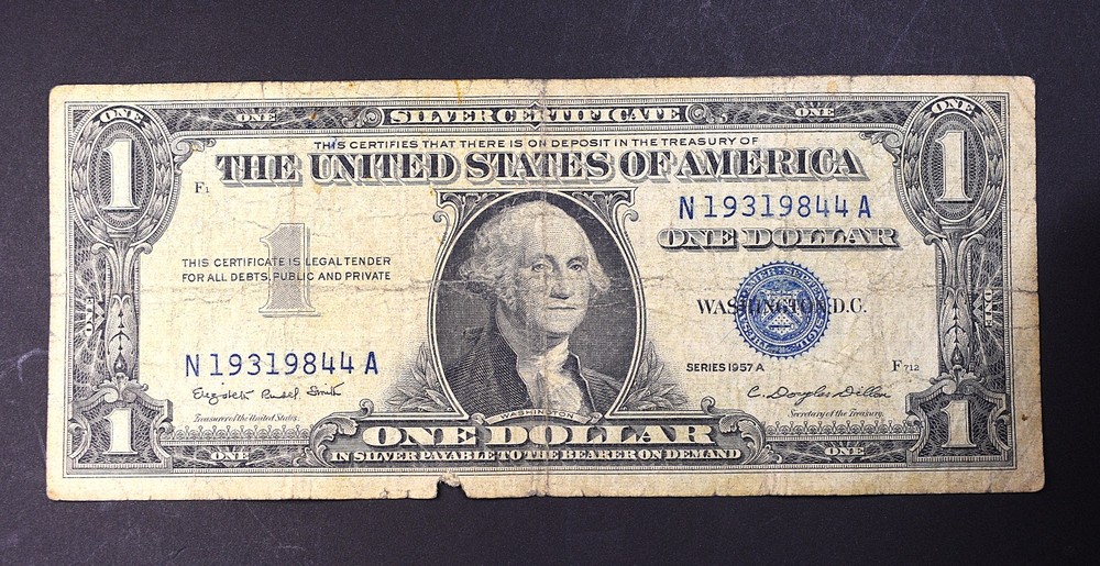 1957 "A" $1 Silver Certificate