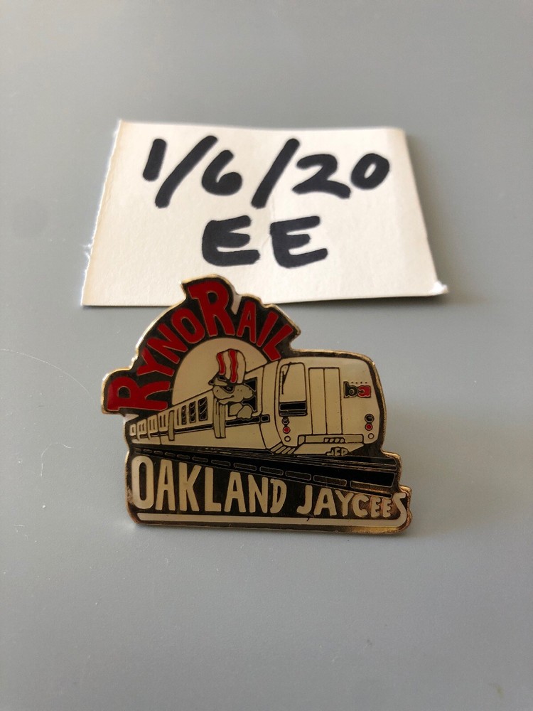 Ryno Rail Oakland Jaycees Lapel Pin