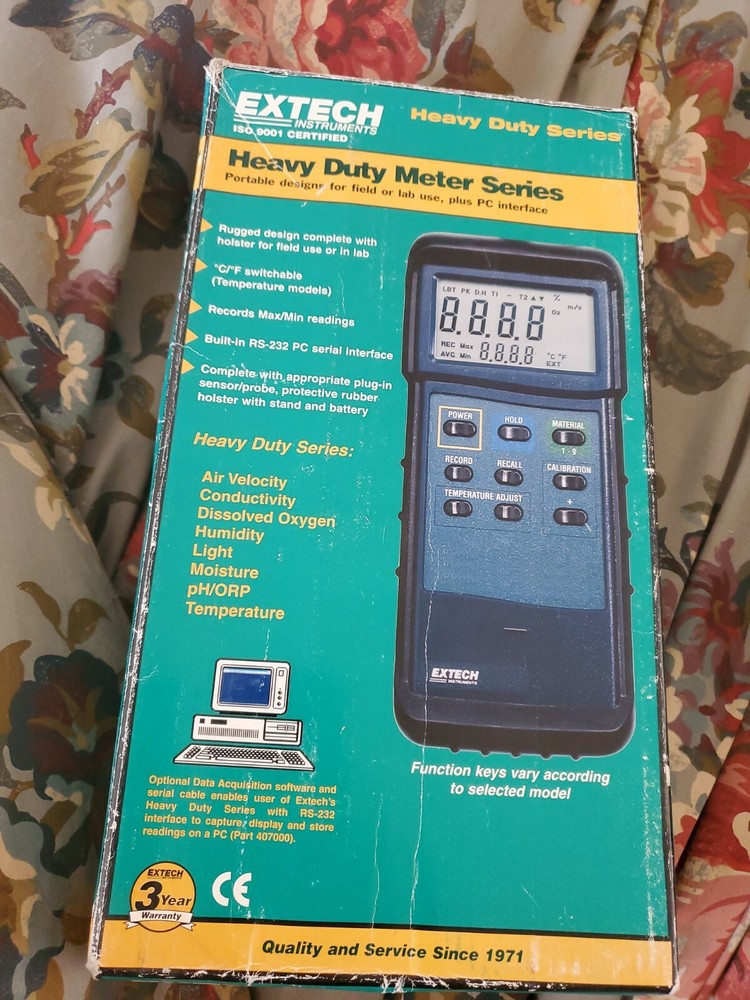 Extech 407777 Heavy Duty Meter Series new open box authintic