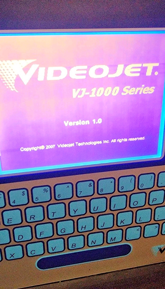 VideoJet 1510 Ink Jet Coder Nozzle needs repair AS IS